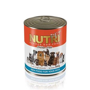 picture کنسرو گوشت مرغ آماده مخصوص سگ نوتری پت – NUTRI PET