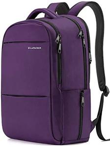 picture LAPACKER 15.6-17 inch Business Laptop Backpacks for Women Mens Water Resistant Laptop Travel Bag Lightweight College Students Notebook Computer Backpack - Purple