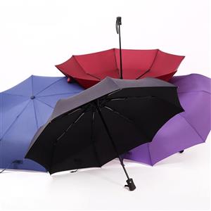 picture Automatic Travel Umbrella Compact 8 Ribs One Handed Operation Auto Open Close 60 MPH Windproof Waterproof