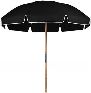 picture 7.5 ft. Fiberglass Rib Commercial Grade Beach Umbrella with Ash Wood Pole