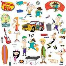 picture استیکر رومیت مدل Phineas And Ferb Appliques