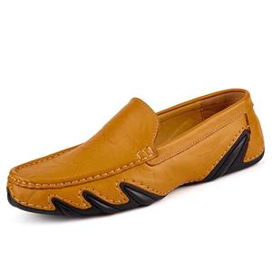 picture Sanyes Men's Driving Shoes Leather Slip-On Loafer Lightweight Casual Slip On Loafers Shoes