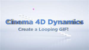 picture SkillShare Intro to Cinema 4D- Create a looping GIF with Dynamics