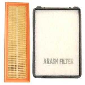 picture فیلتر کابین خودرو آرش مدل LF405 Plus مناسب برای سمند به همراه فیلتر هوا