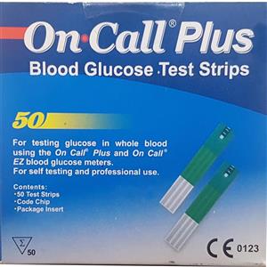 picture نوار تست قند خون ایکان مدل On Call Plus G133-115 بسته 50 عددی