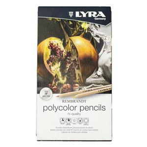 picture مداد رنگی 12 رنگ لیرا مدل پلی کالر