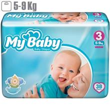 My Baby Chamomile Size 3 Diaper Pack of 38 