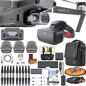 picture DJI Mavic 2 Pro with Hasselblad Camera Quadcopter Drone with DJI Goggles RE FPV Headset and Fly More Kit Bundle