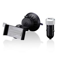 picture iDevice Stand Justmobile Xtand Go Vehicle Kit whit Silver Car Charger‎