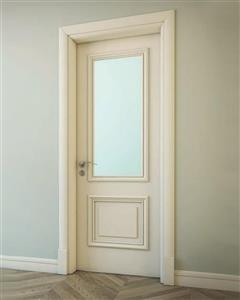 picture درب داخلی اتاق شیشه خور لوکس با رنگ پلی اورتان کد908