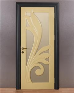 picture درب داخلی لوکس اتاق شیشه خور لوکس با رنگ پلی اورتان کد911