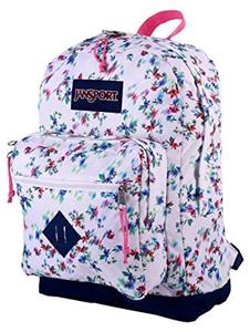 picture JanSport City Scout Laptop Backpack (Multi White Floral Haze)