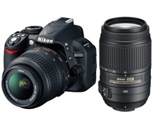 picture Nikon D3100 Kit 18-55 VR & 55-200 VR