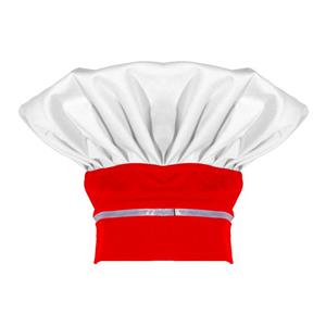picture کلاه سرآشپز مدل مونا کد 0105 رنگ قرمز