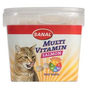 picture مکمل غذایی گربه سانال مدل  Multi Vitamin Salmon cup وزن 100گرم