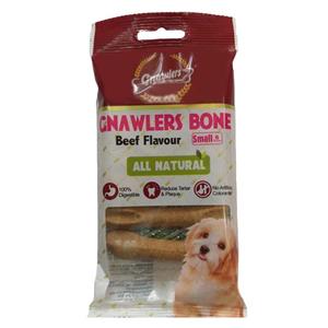 picture تشویقی سگ گناولرز مدل Beef Flavour Bone وزن 108 گرم بسته 6 عددی