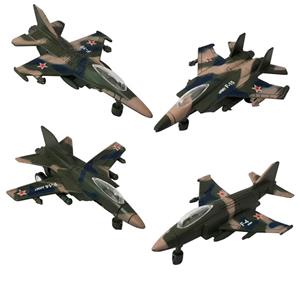 picture هواپیما اسباب بازی ایکس یو وای ای طرح جنگی مدل F16 کد 0099 بسته 4 عددی