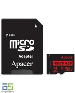 picture Apacer MicroSDHC 128GB R85 UHS-I U1 Class 10 - 85MBps With Adaptor