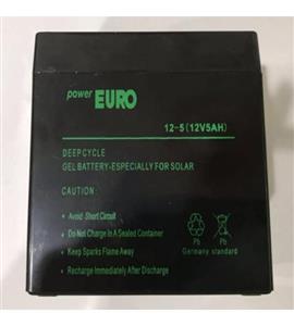 picture باتری 12 ولت 5 آمپر پاوریورو POWER EURO