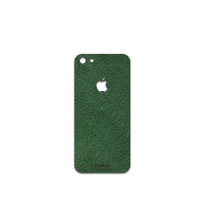 برچسب پوششی ماهوت مدل Green-Leather مناسب برای گوشی موبایل اپل iPhone 5 