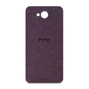 picture برچسب پوششی ماهوت مدل Purple-Leather مناسب برای گوشی موبایل اچ تی سی Desire 650