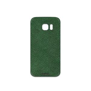 picture برچسب پوششی ماهوت مدل Green-Leather مناسب برای گوشی موبایل سامسونگ Galaxy S7