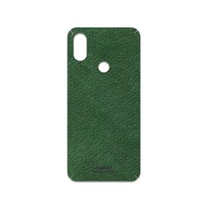 برچسب پوششی ماهوت مدل Green-Leather مناسب برای گوشی موبایل شیائومی Mi 6X 
