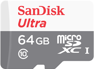 picture Sandisk 64GB ULTRA MICROSD C10,UHS-I MEMORY