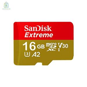 picture کارت حافظه سن دیسک مدل EXTREME V30 با ظرفیت ۱۶ گیگابایت