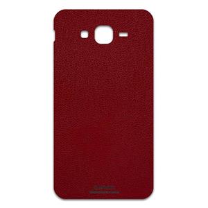 برچسب پوششی ماهوت مدل Red-Leather مناسب برای گوشی موبایل هوآوی Nova Plus 