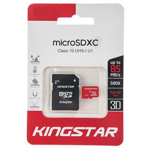 picture کارت حافظه microSDXC کینگ استار کلاس 10 سرعت 85MBps ظرفیت 64 گیگابایت