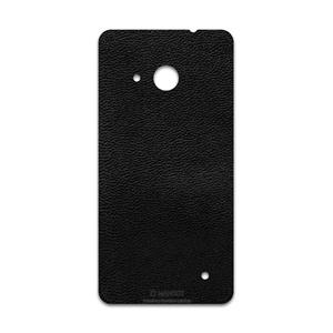 برچسب پوششی ماهوت مدل Black-Leather مناسب برای گوشی موبایل مایکروسافت Lumia 550 
