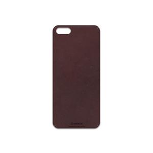 برچسب پوششی ماهوت مدل Matte-Dark-Brown-Leather مناسب برای گوشی موبایل آنر 7S 