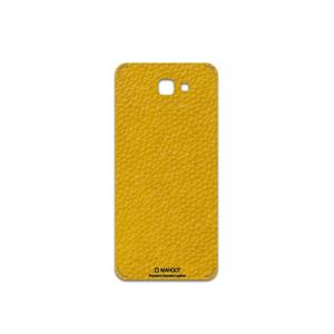 برچسب پوششی ماهوت مدل Mustard-Leather مناسب برای گوشی موبایل سامسونگ Galaxy J7 Core 