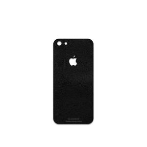 برچسب پوششی ماهوت مدل Black-Leather مناسب برای گوشی موبایل اپل iPhone 5 