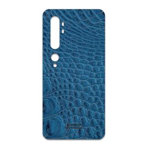 برچسب پوششی ماهوت مدل Blue-Crocodile-Leather مناسب برای گوشی موبایل شیائومی Mi Note 10 Pro 