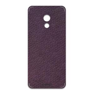 برچسب پوششی ماهوت مدل Purple-Leather مناسب برای گوشی موبایل میزو Pro 6 