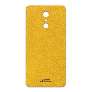 برچسب پوششی ماهوت مدل Mustard-Leather مناسب برای گوشی موبایل ال جی Q Stylus 