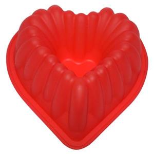 picture قالب کیک و دسر سیلیکونی مدل قلب سایز بزرگ