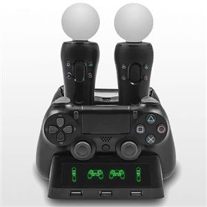 picture پایه شارژر دوال شاک 4 و کنترلر موو iplay Charging Dock for PS4 Controller
