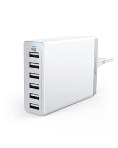 picture (Anker 60W 6-Port Desktop Charger UK - White ( Offline 