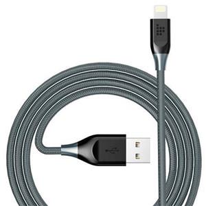picture Tronsmart Double Braided Nylon Lightning Cable 6ft. - Gray