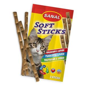 picture تشویقی مدادی گربه سانال با طعم جگر و بوقلمون – Sanal Sticks