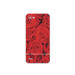 picture برچسب پوششی ماهوت مدل Red-Flower مناسب برای گوشی موبایل ال جی Q6