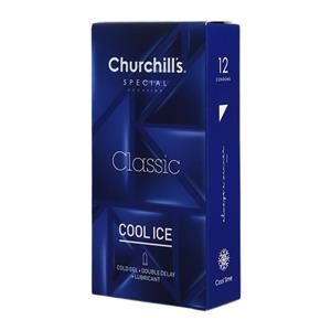 کاندوم چرچیلز مدل Cool Ice بسته 12 عددی 