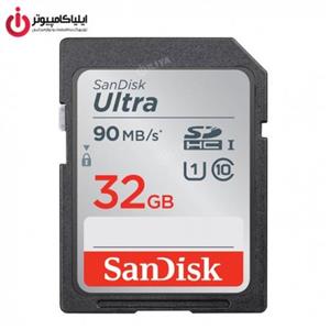 picture مموری کارت SD کلاس U1 10 برند سن دیسک مدل Ultra SDSDUNR ظرفیت 32 گیگابایت