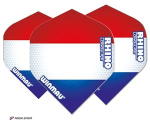 picture پر دارت سه تایی طرح پرچم هلند winmau Rhino Extra Thick (اصل)