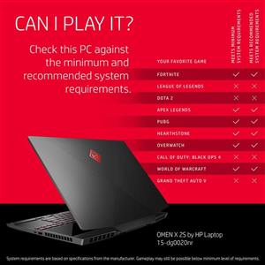 picture OMEN X 2S by HP 2019 15-inch Gaming Laptop with Secondary Touchscreen Display, Intel i7-9750H Processor, NVIDIA RTX 2080 8 GB, 16 GB RAM, 1 TB SSD, VR/MR Ready, Windows 10 Home (15-dg0020nr, Black)