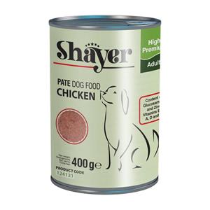 picture کنسرو غذای سگ شایر مدل Chicken وزن 400 گرم