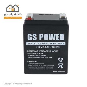 picture باتری سیلد اسید 12 ولت 2.7 آمپر جی اس پاور GS Power